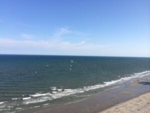 wide view of ocean