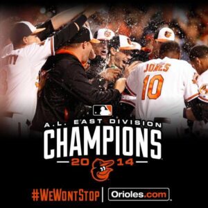 orioles celebrate 2014