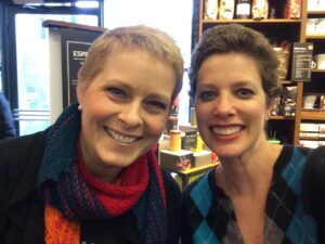 Maria and fellow leukemia survivor Jenn Aparicio