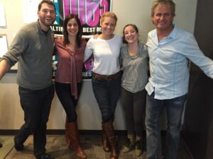 maria with radio team