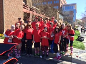 red shoe group photo