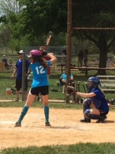 emily at bat