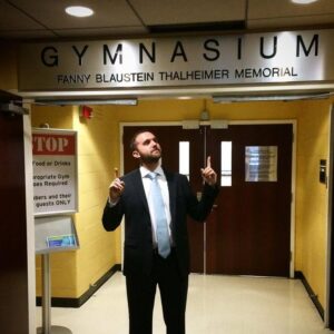 sam at gym
