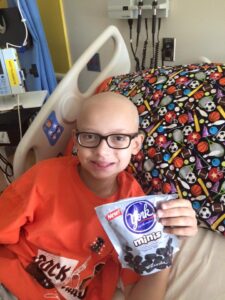 clayton with candy