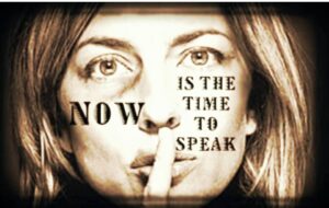 now is the time to speak