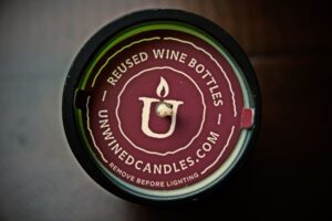 unwined candle top