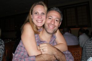 jen hugs brian