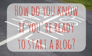 start a blog