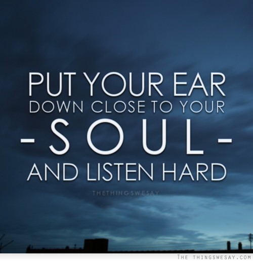 Your Soul, Man: It's Just About... Life