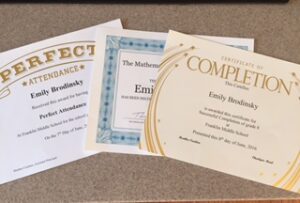 certificates